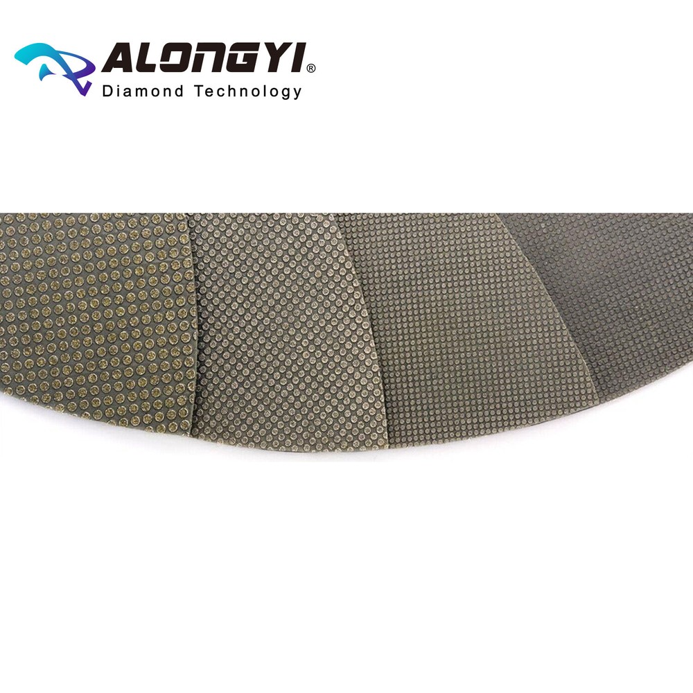 4Pcs Diamond Triangular Sanding Pads for Oscillating Tools