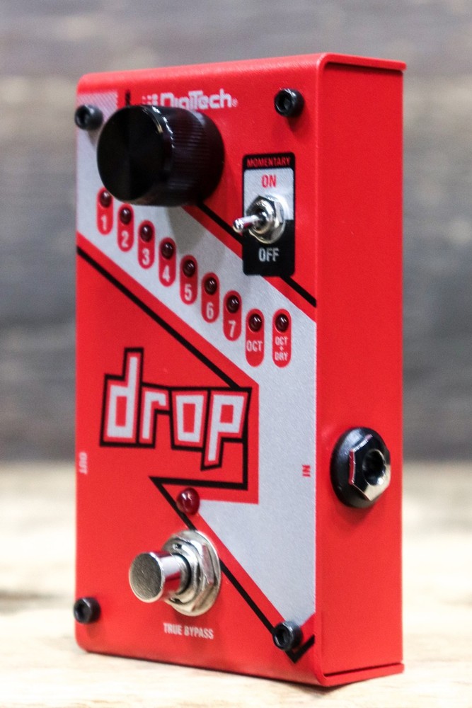 DigiTech Drop Polyphonic Drop Tune Algorithm Advanced Pitch-Shifter Effect Pedal