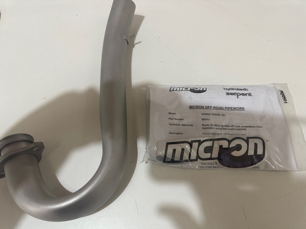 MICRON HONDA TRX450 2004-SERPENT HEADER PIPE