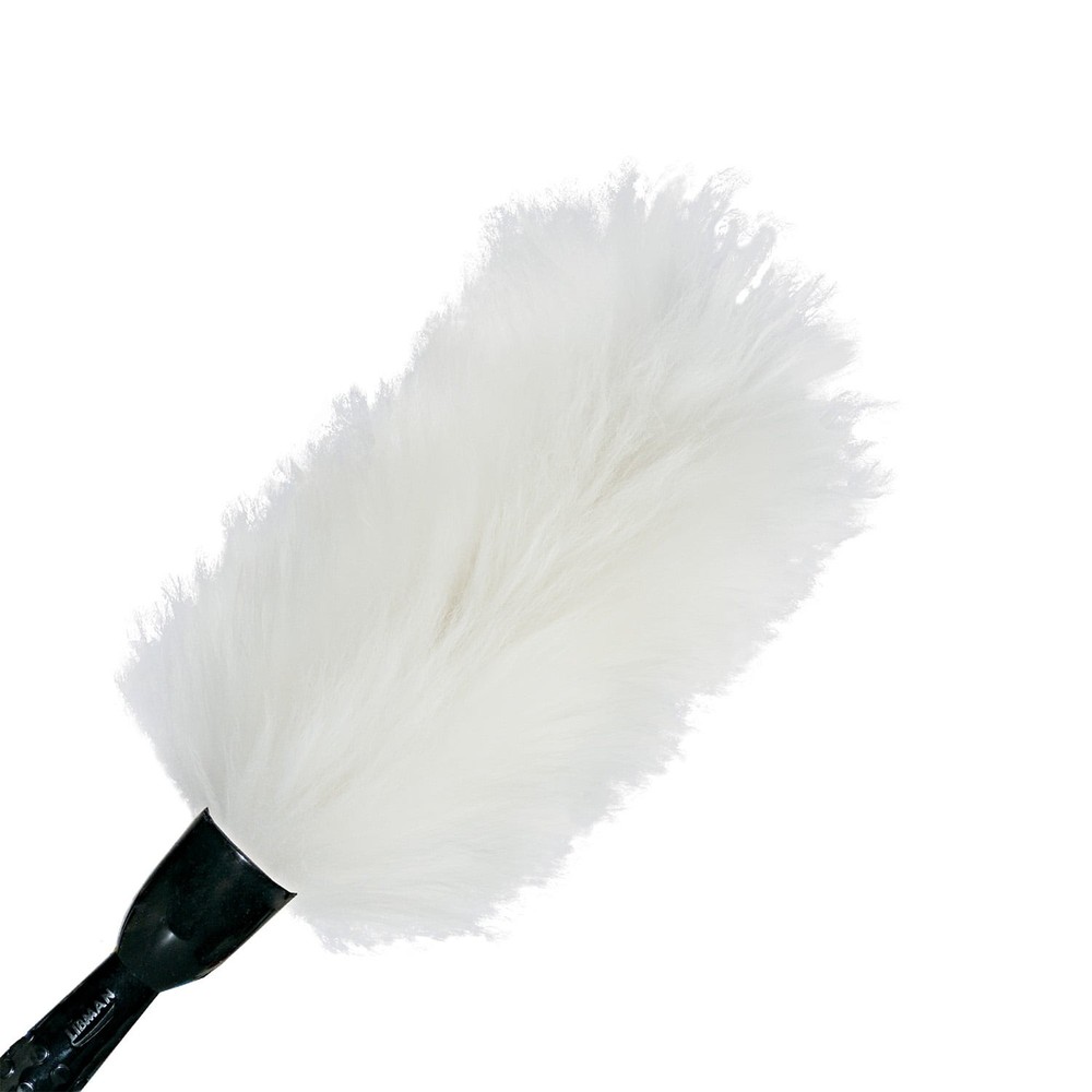 Natural Lambs Wool Duster Wand W/ Standard Extension Threaded Handle