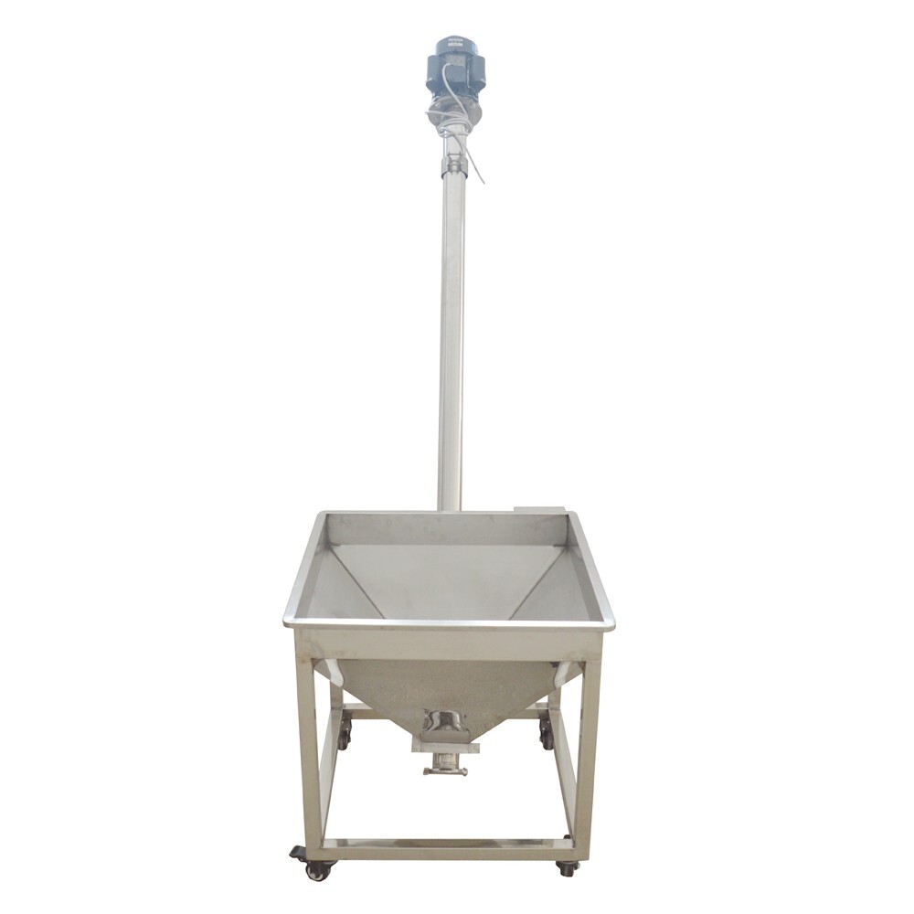 Automatic Spring Feeding Inclined Feeder Screw Type Conveyer Feeding Machine