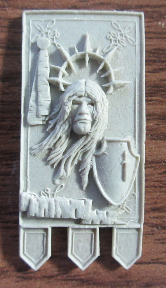 HiTech Miniature accessories: 3D Command Banner "C" 28mm scale