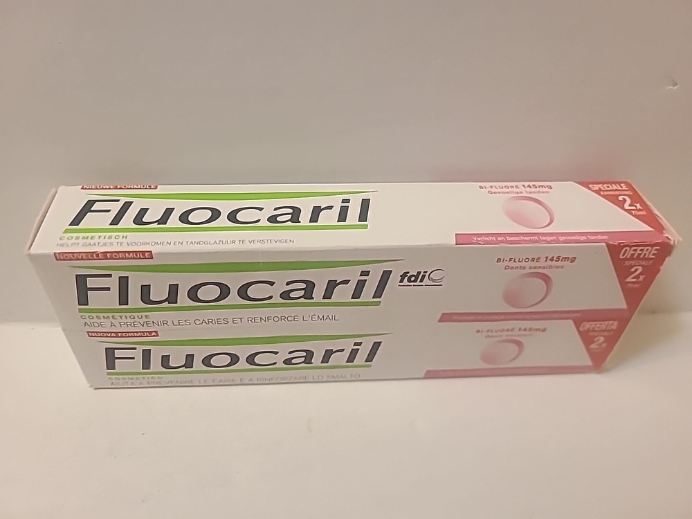 FLUOCARIL BI- FLUORE 75ml X 2 TOOTHPASTE Sensitive Teeth