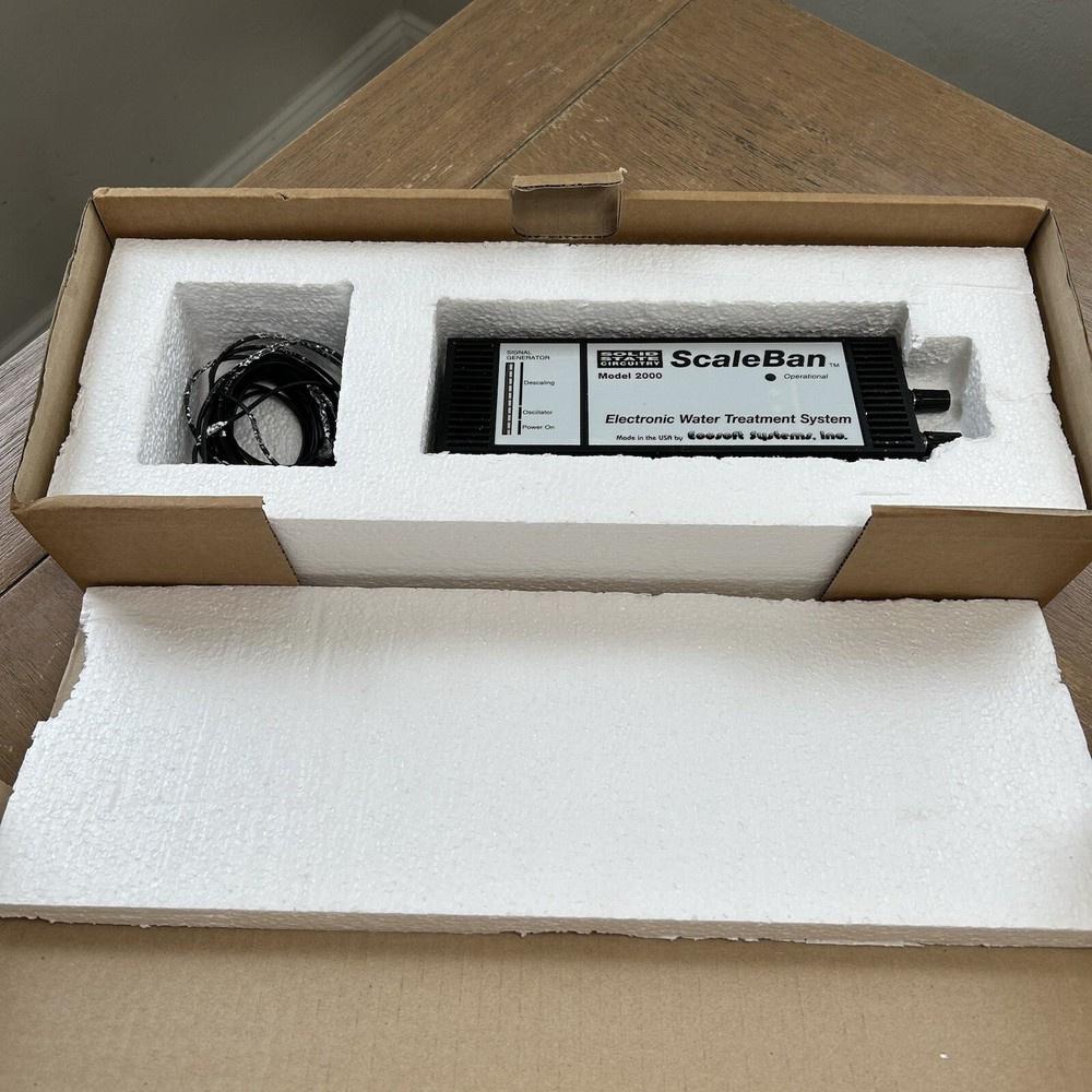 Scale Ban 2000 Electronic Water Treatment System by Ecosoft Systems UNTESTED