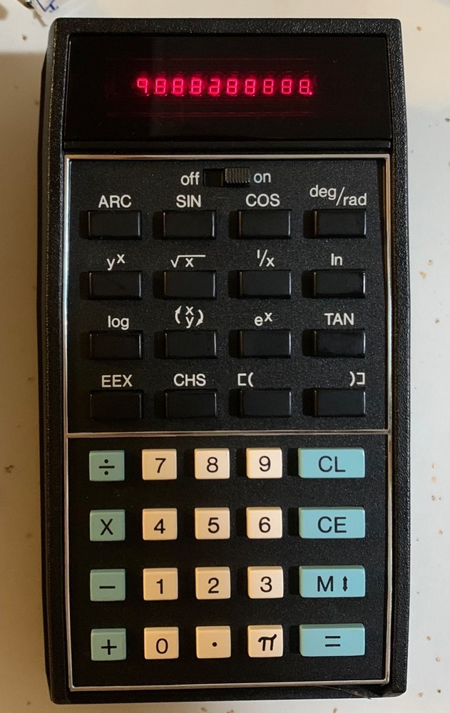 Vintage Dev Tron Si-36 Calculator NEW OLD STOCK Dev-Tronics With Box
