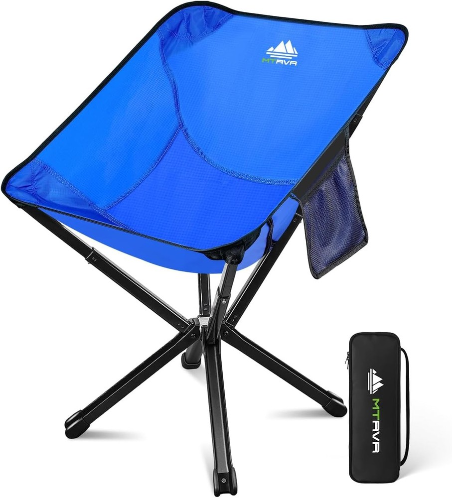 Folding Camping Chair  Compact Beach Quick Setup Stable