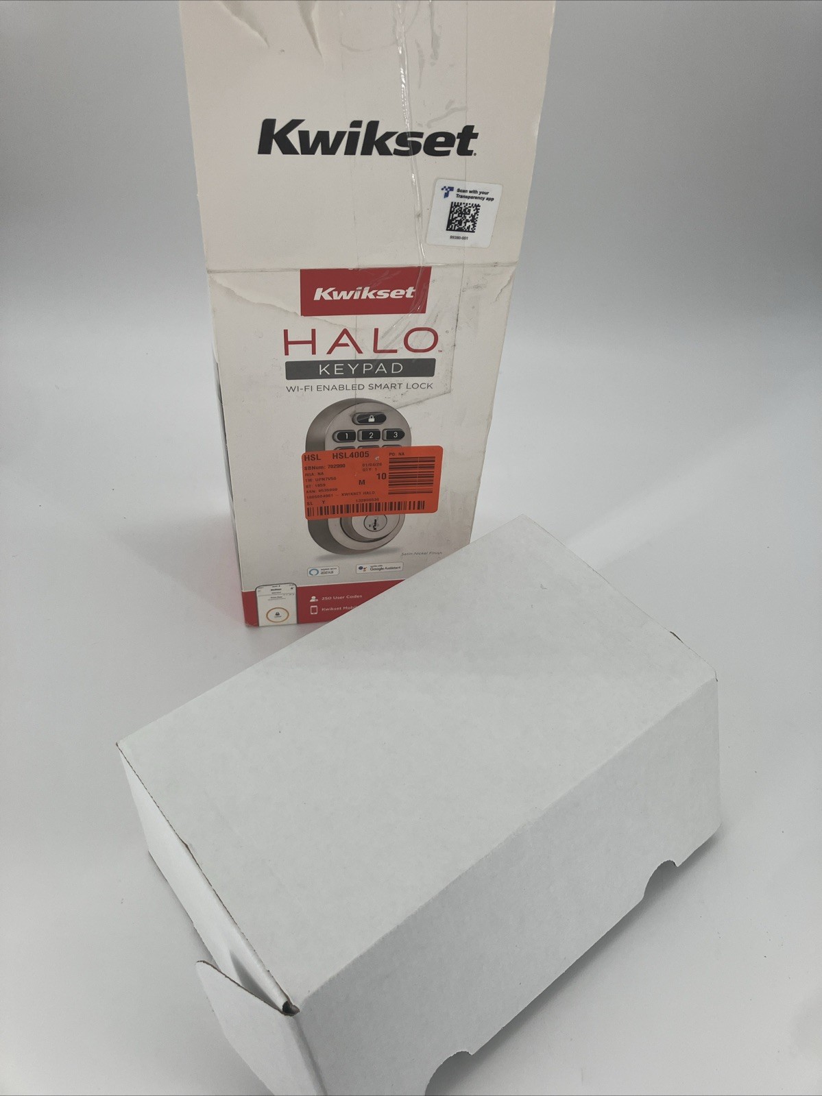 Kwikset 99380-001 Halo Wi-Fi Smart Electronic Keypad Deadbolt Nickel No Key