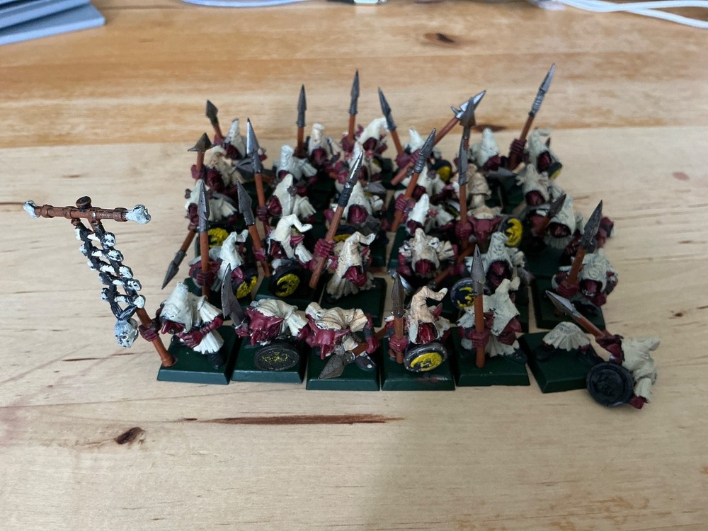 Warhammer Orcs & Goblins, Night Goblins with Spears x30 (C)