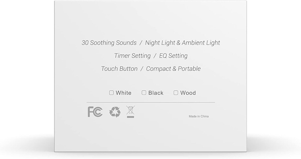 High-Fidelity Sound Machine with Timer & Customizable Equalizer for Relaxation