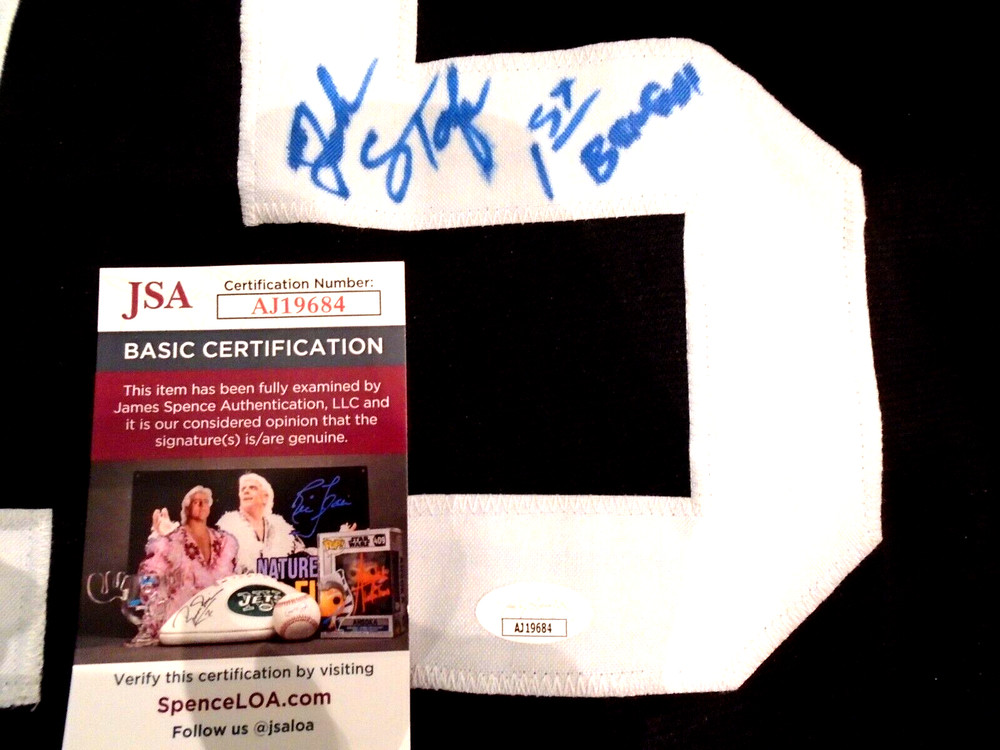 JOHN STOFA (1st Bengal Draft Pick) Signed Bengals Jersey -JSA Authenticated
