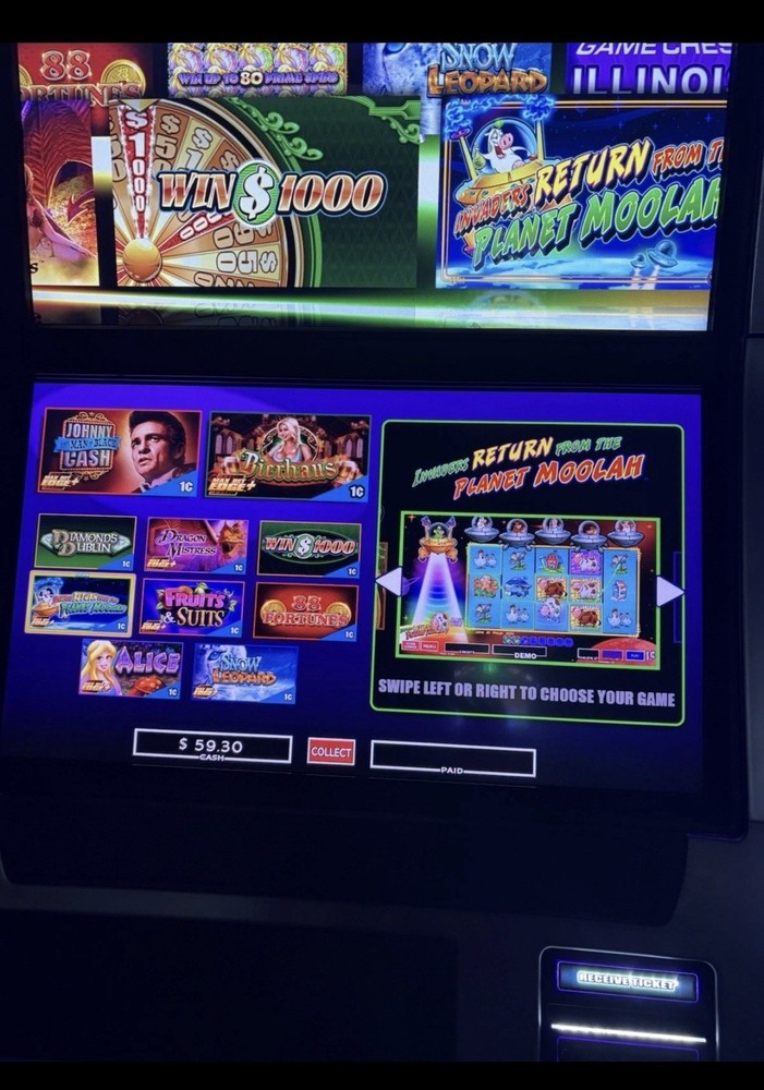 WMS BB3 INVADERS RETURN PLANET MOOLAH MULTIPLE GAME SLOT MACHINE SOFTWARE TESTED