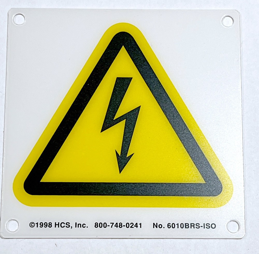 Danger/Hazard High Voltage Warning Sign Sticker/Tag