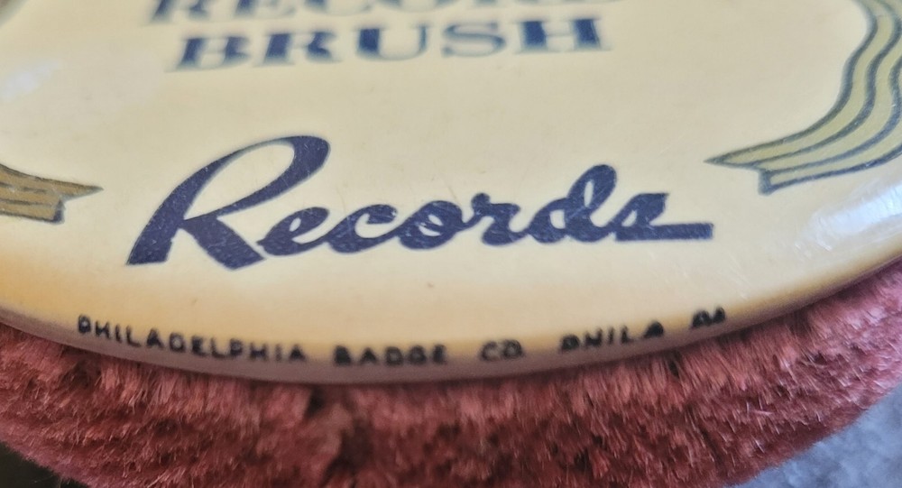 Vintage Decca Record Brush