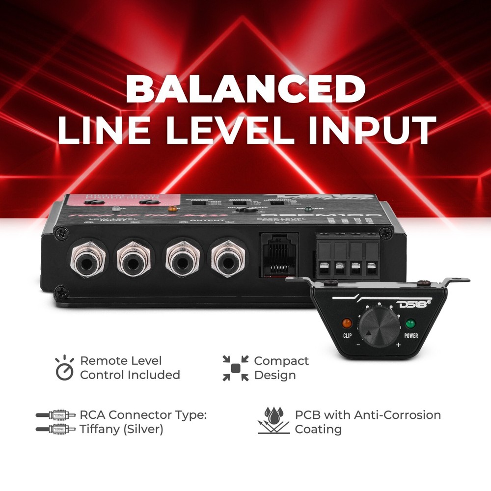 DS18 DBPM100 Digital Bass Processor, 2 Channel Preamp Input/Output, Mexico Style