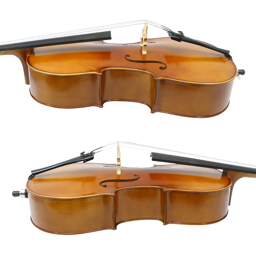 Cello 1/8 4 String Hand Made Cello Package Maple Back and Side Spruce Top NEW