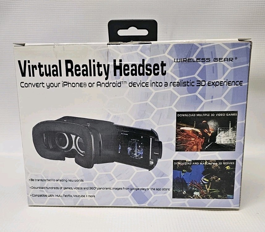 ESI - Virtual Reality Headset (holds cellphone) Never Used Includes shipping