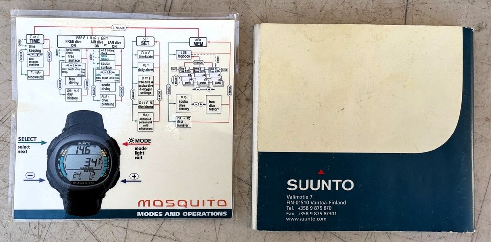 Scuba Diving Dive Computer, SUUNTU Mosquito