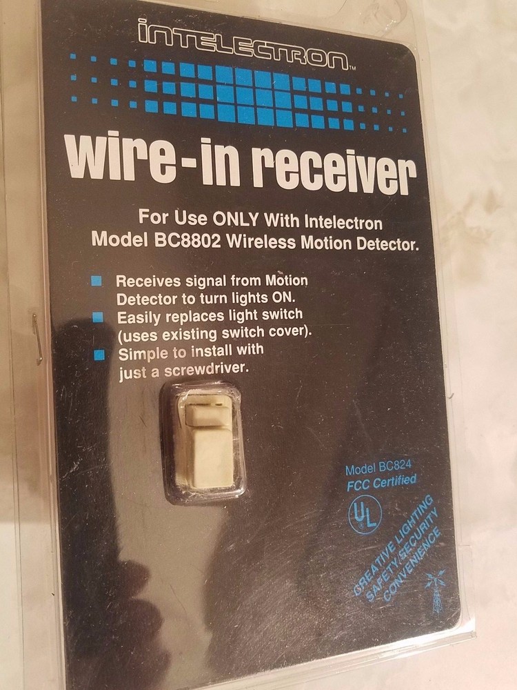 NEW SEALED Intelectron BC824 Wire-in Receiver
