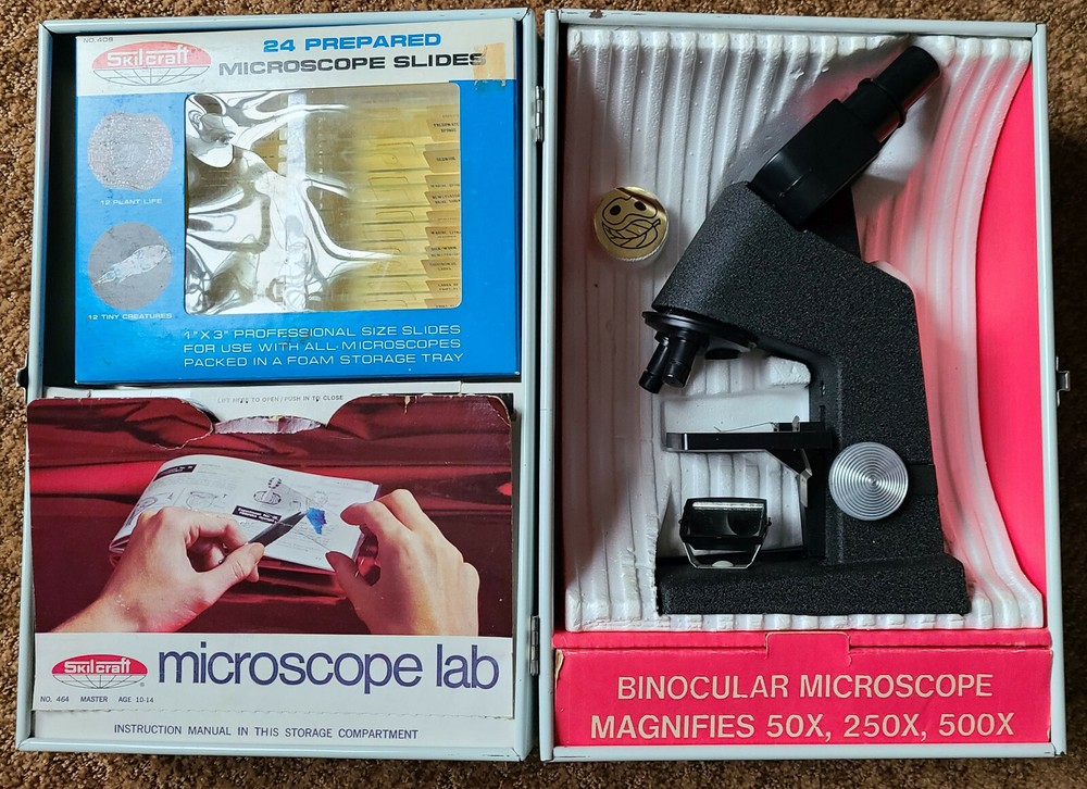 Vintage.SkilCraft Science Lab Kit Microscope