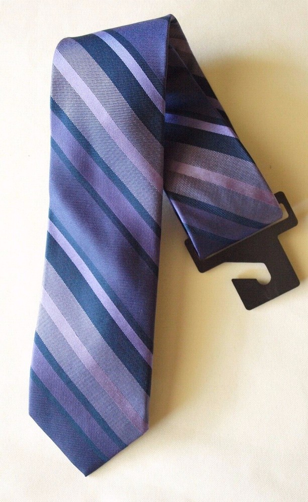 Express Men`s Multi Stripe Narrow Silk Tie New $49