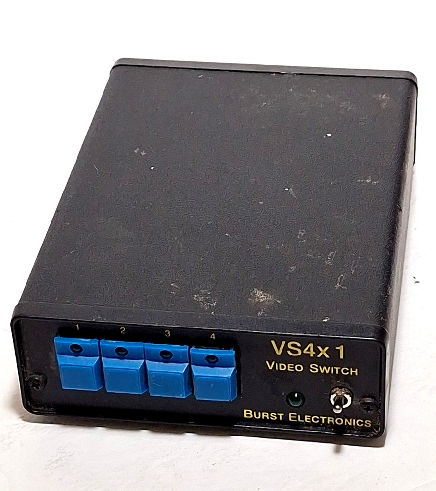 Video Switch Burst Electronics 4 Inputs VS4X 1 (Missing Power Cord)