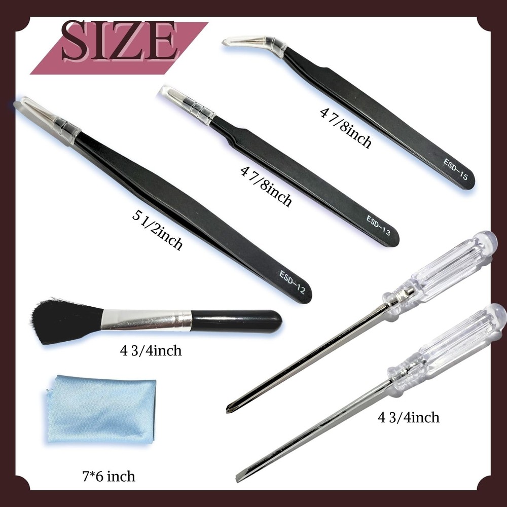 Gundam Model Tool Kit, 28pcs Adult Hobby Tools Set, Modeler Basic Tools Craft...