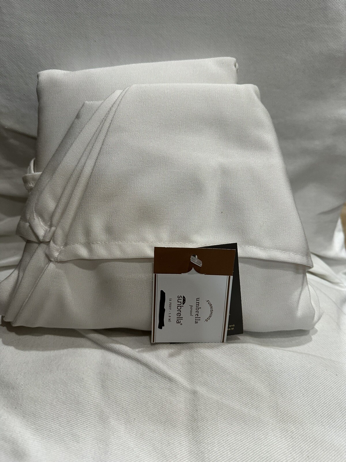 Pottery Barn 6 ft Round Replacement Umbrella Canopy Natural