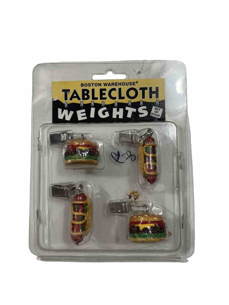 VINTAGE BOSTON WAREHOUSE TABLECLOTH WEIGHTS