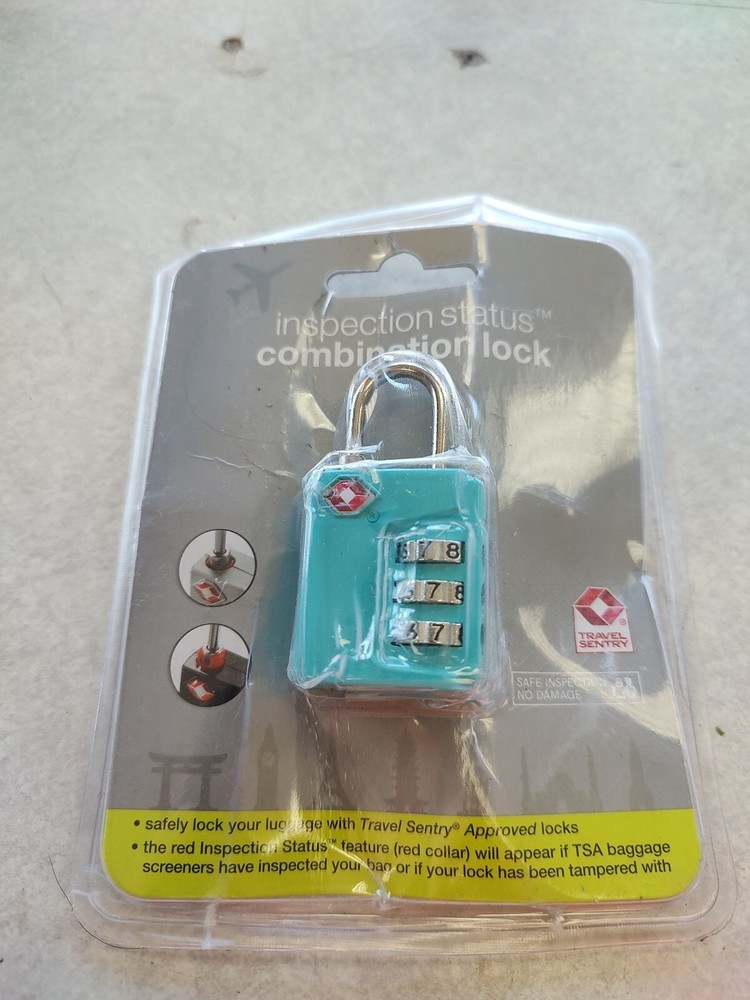 CVS TSA Inspection Status Combination Lock