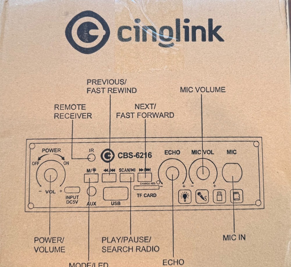 NEW Cinglink CBS-6216 Speaker