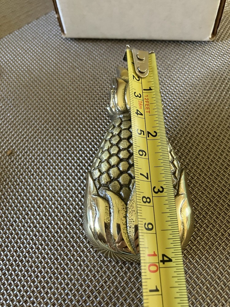 Solid Brass Handcrafted Doorbell Ringer Michael Healy Pineapple Open Box New