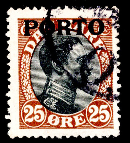 Denmark Scott J6 Used.
