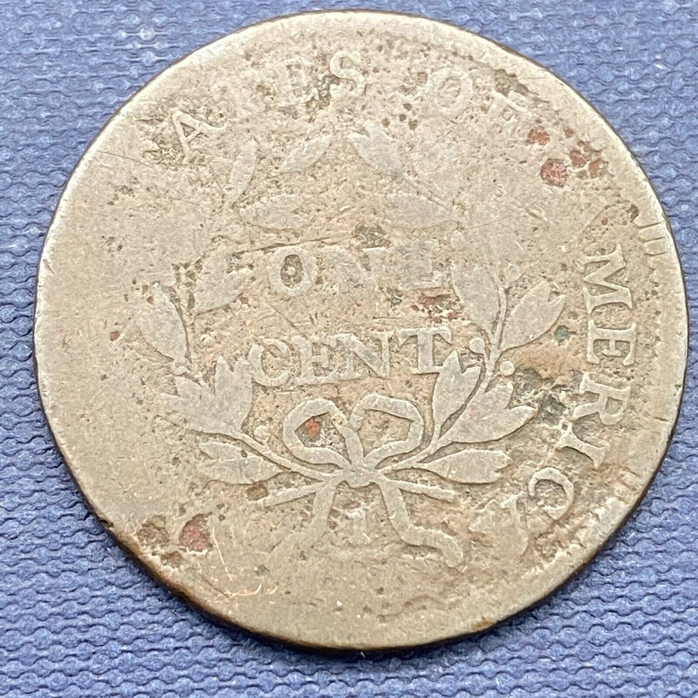 1797 Draped Bust Large Cent 1c Circulated #42830