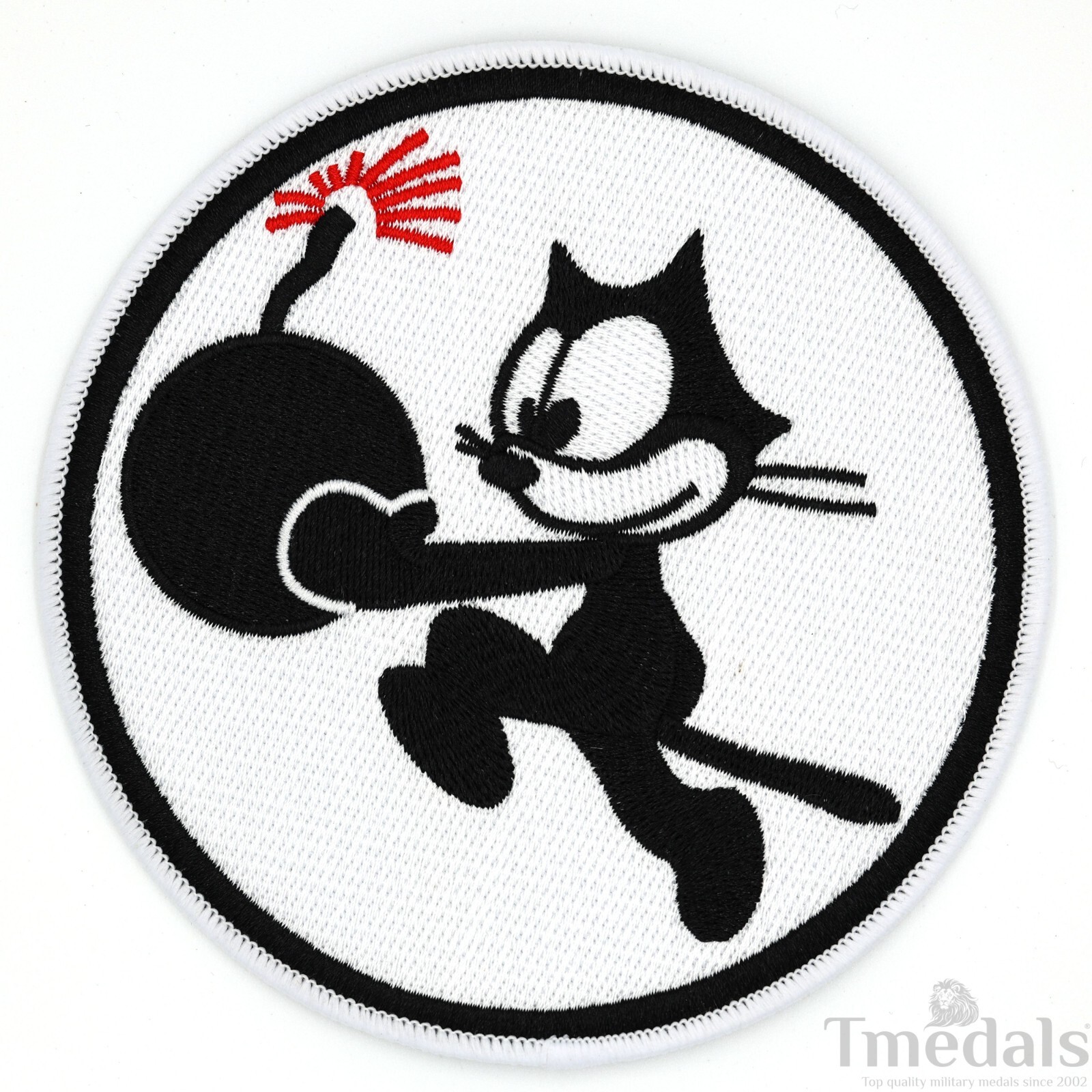 US USA NAVY VF-31 FIGHTING 31 FELIX THE CAT WITH BOMB EMBROIDERED PATCH ww12