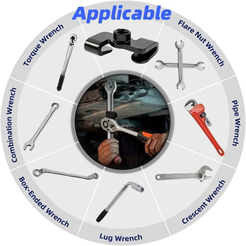 For 1/2 Inch Drive Wrench Extend More Leverage Universal Wrench Extender Adapto