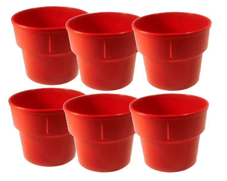 lot of 12 ea.plastic Milkshake collar malt collar- new