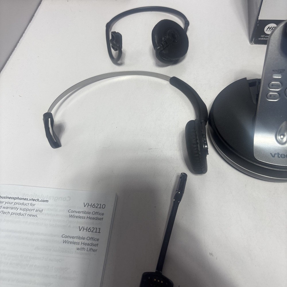 VTech VH6210 Convertible Office Wireless Headset OPEN BOX