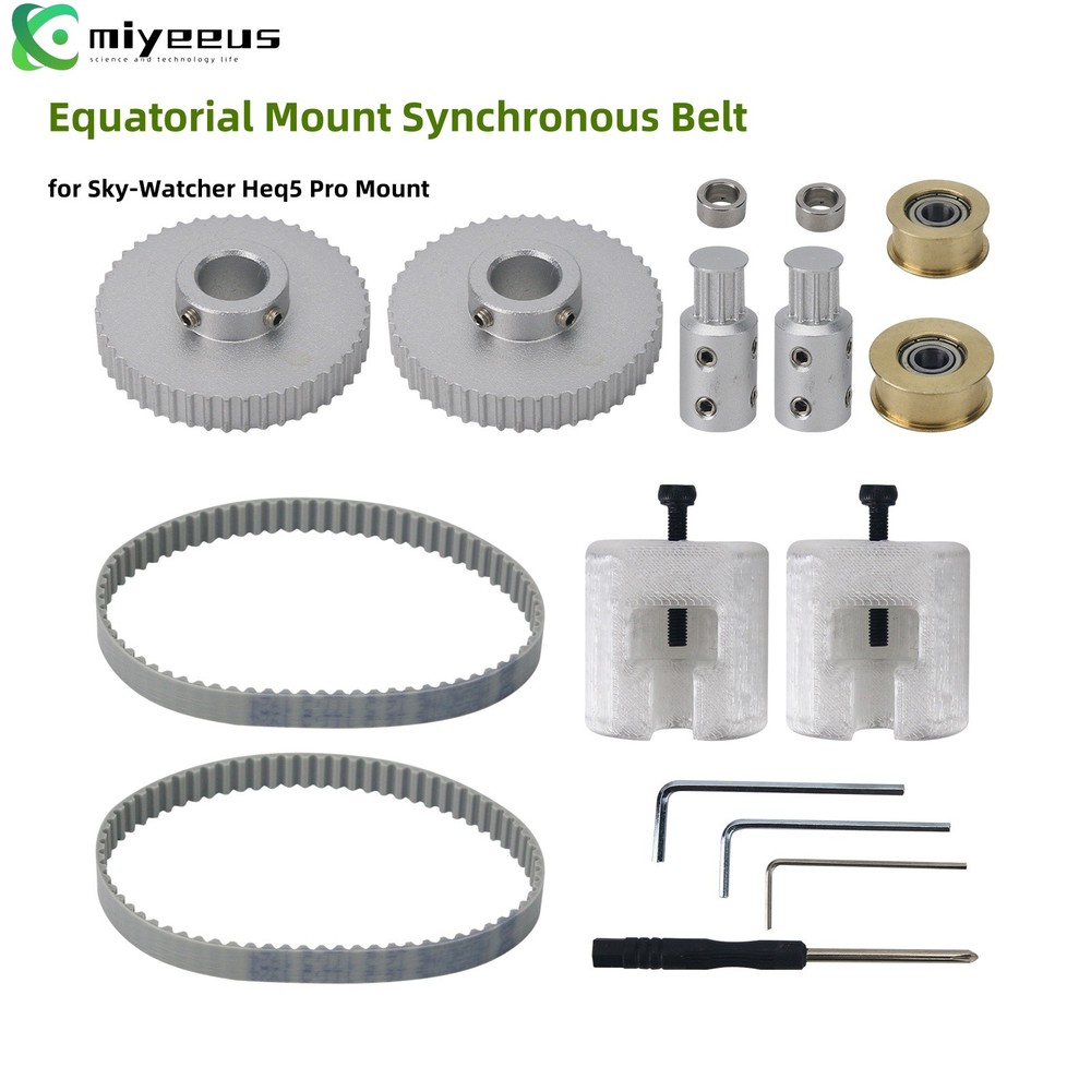 Equatorial Mount Synchronous Belt Modification for Sky-Watcher Heq5 Pro Mount
