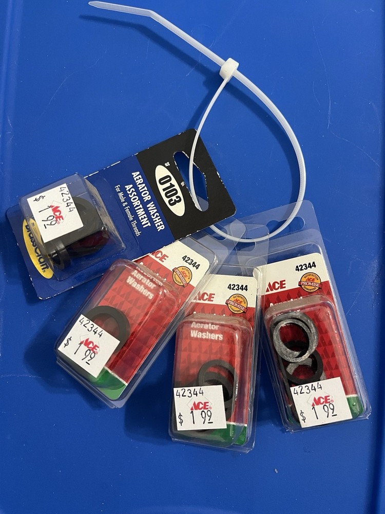 (4) Ace Aerator Washer Assorted 42344
