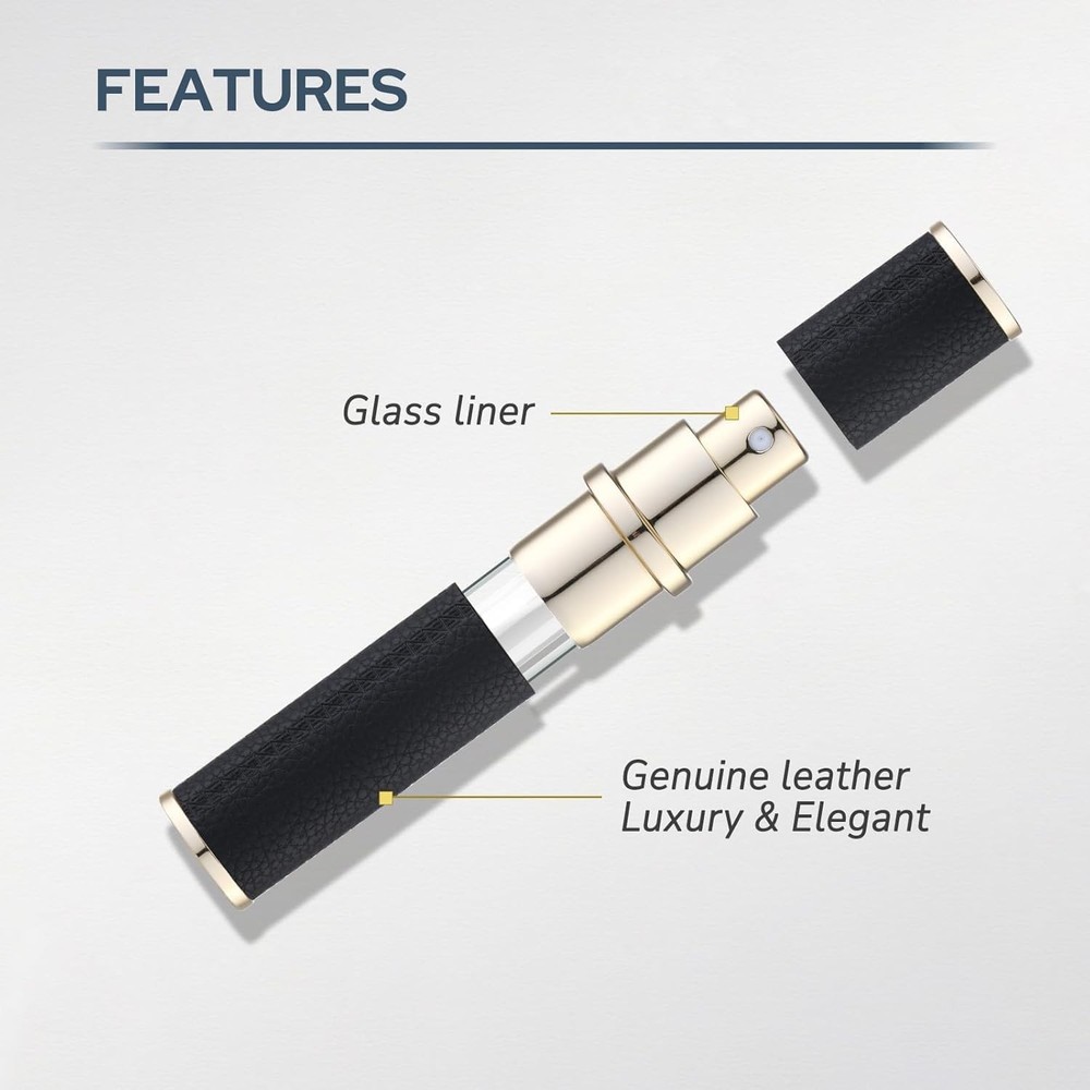 Travel Perfume Bottle Refillable - Mini Portable Cologne Atomizer Sprayer - Empt