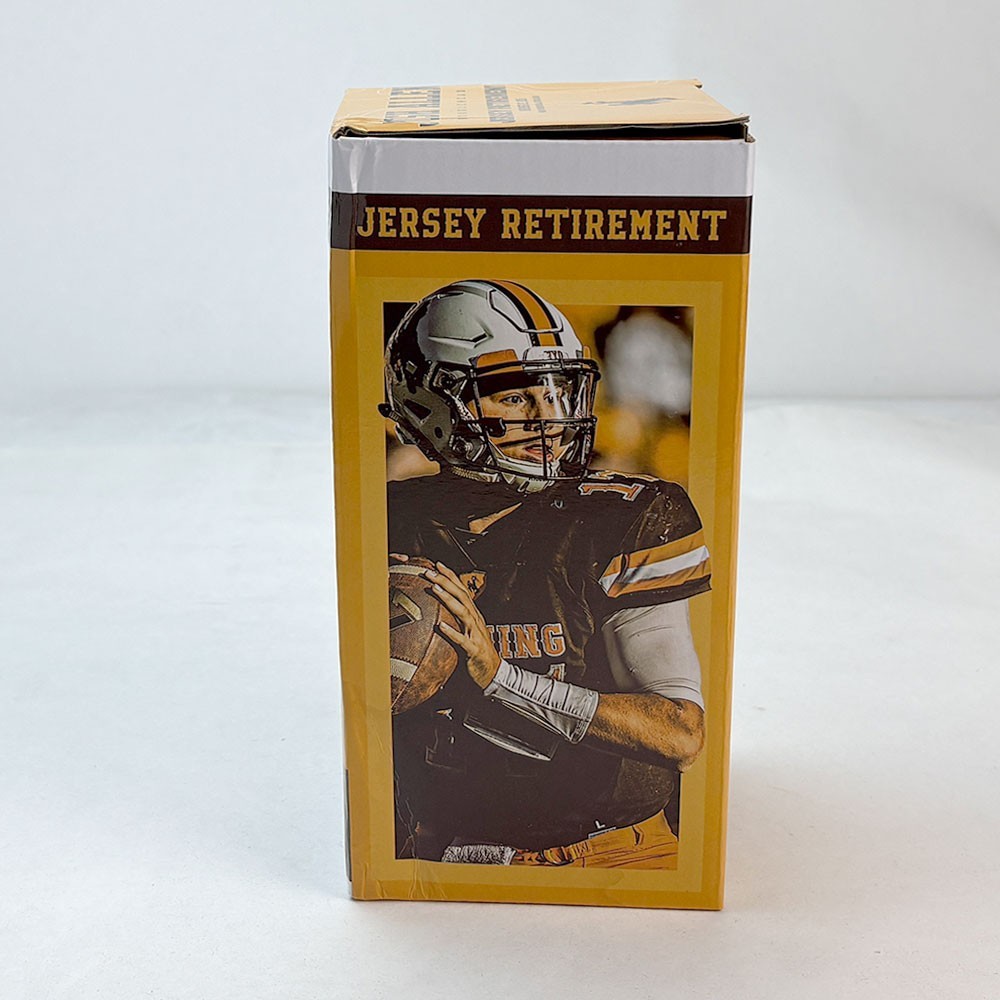 Josh Allen Wyoming Bobblehead – Jersey Retirement #17 – New in Box