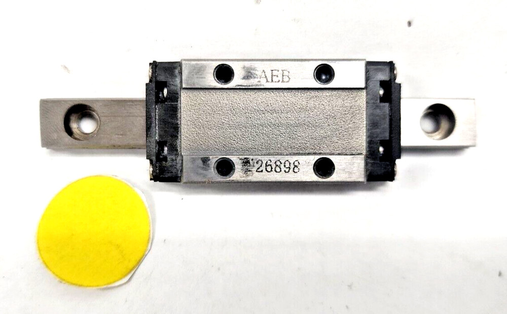 AEB LINEAR GUIDE BLOCK 26898 ON A 74MM RAIL