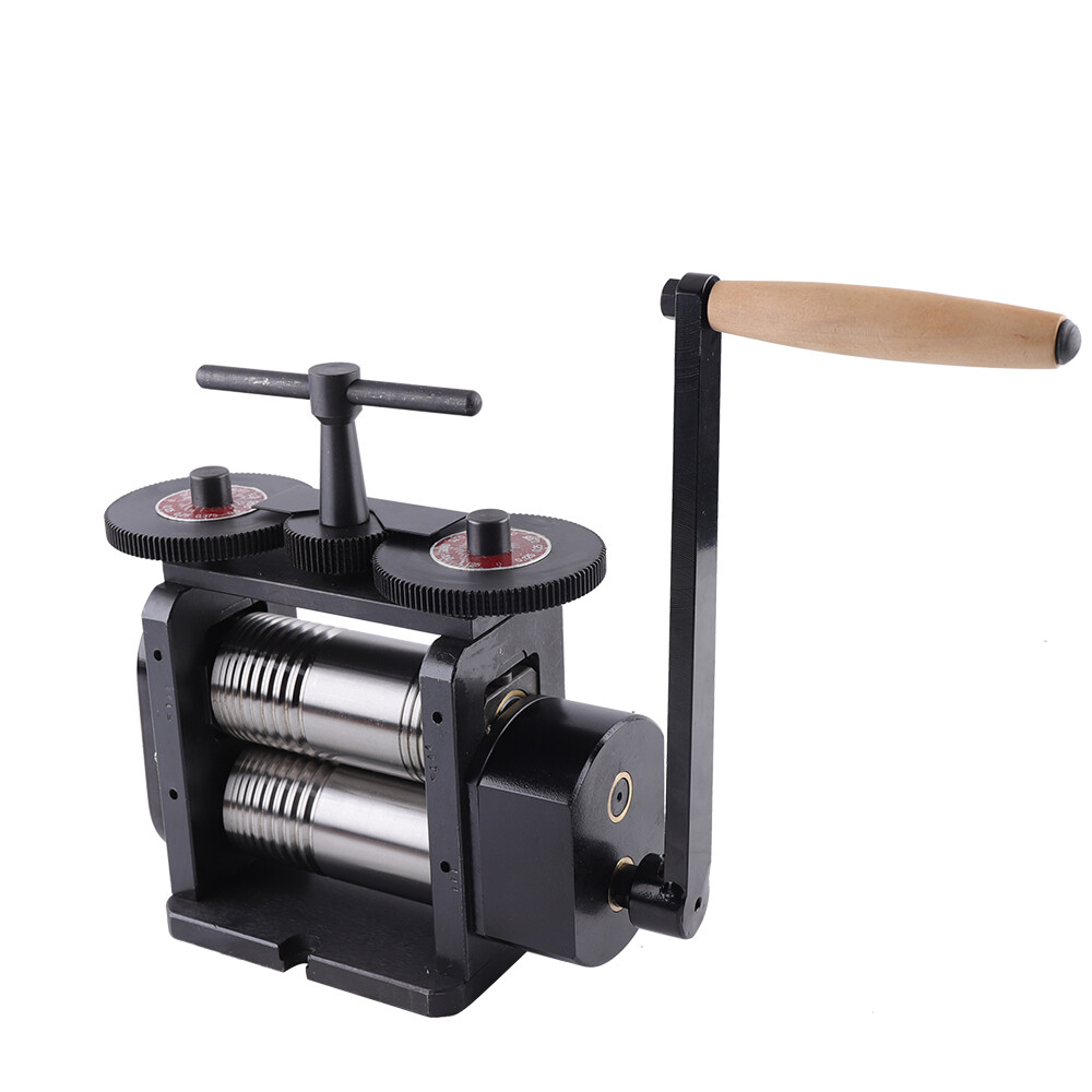 130mm Manual Rolling Mill Machine,Wire Flat Pattern Sheet Metal Jewelry Tool