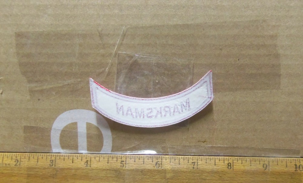 Marksman Embroidered Patch (NOS)