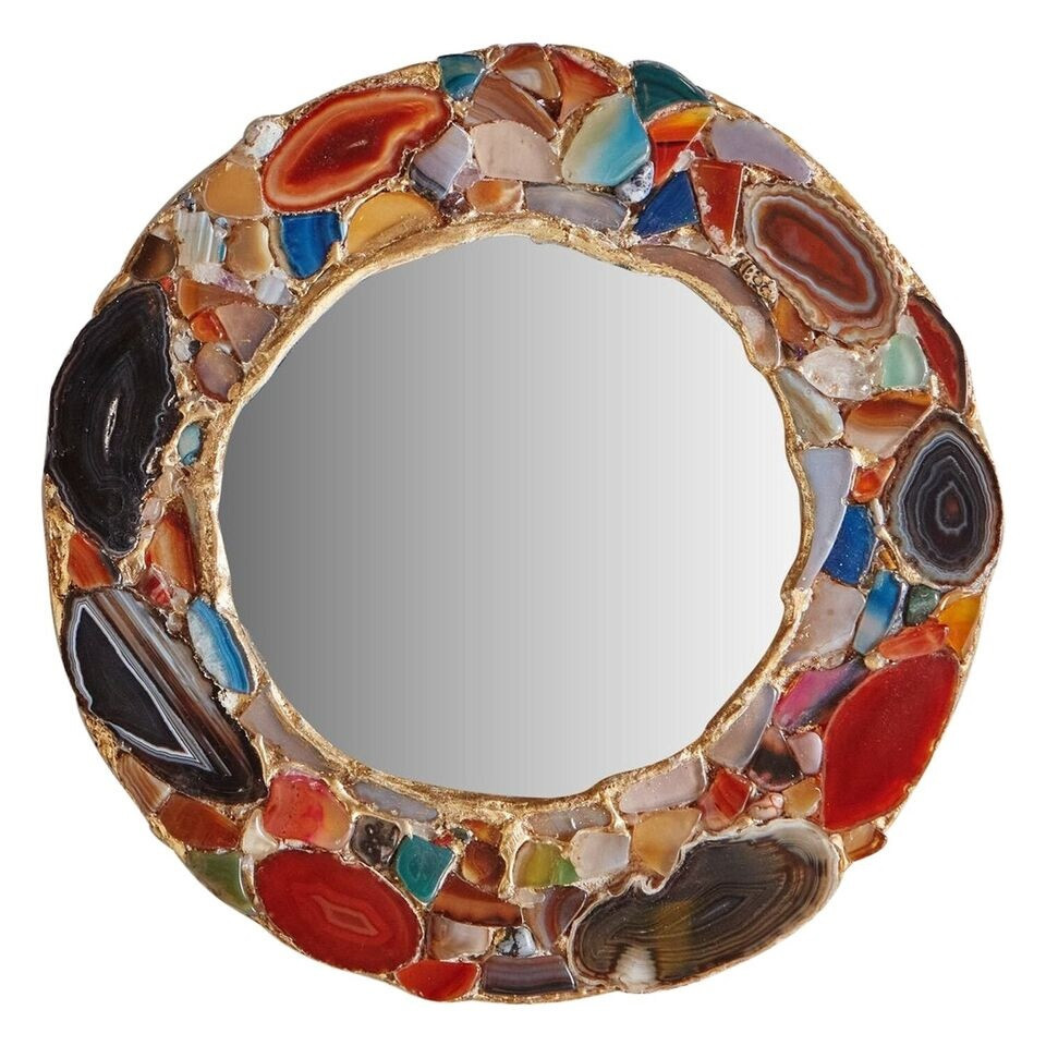 Agate Stone Mirror/Agate Wall Mirror/Hanging Mirror /Personalized Gift Handmade