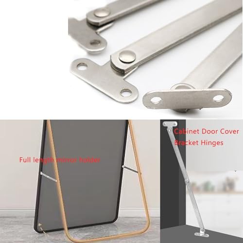 2 Pack Folding Lid Support Hinge Drop Lids Stay Replacement Bracket Rod