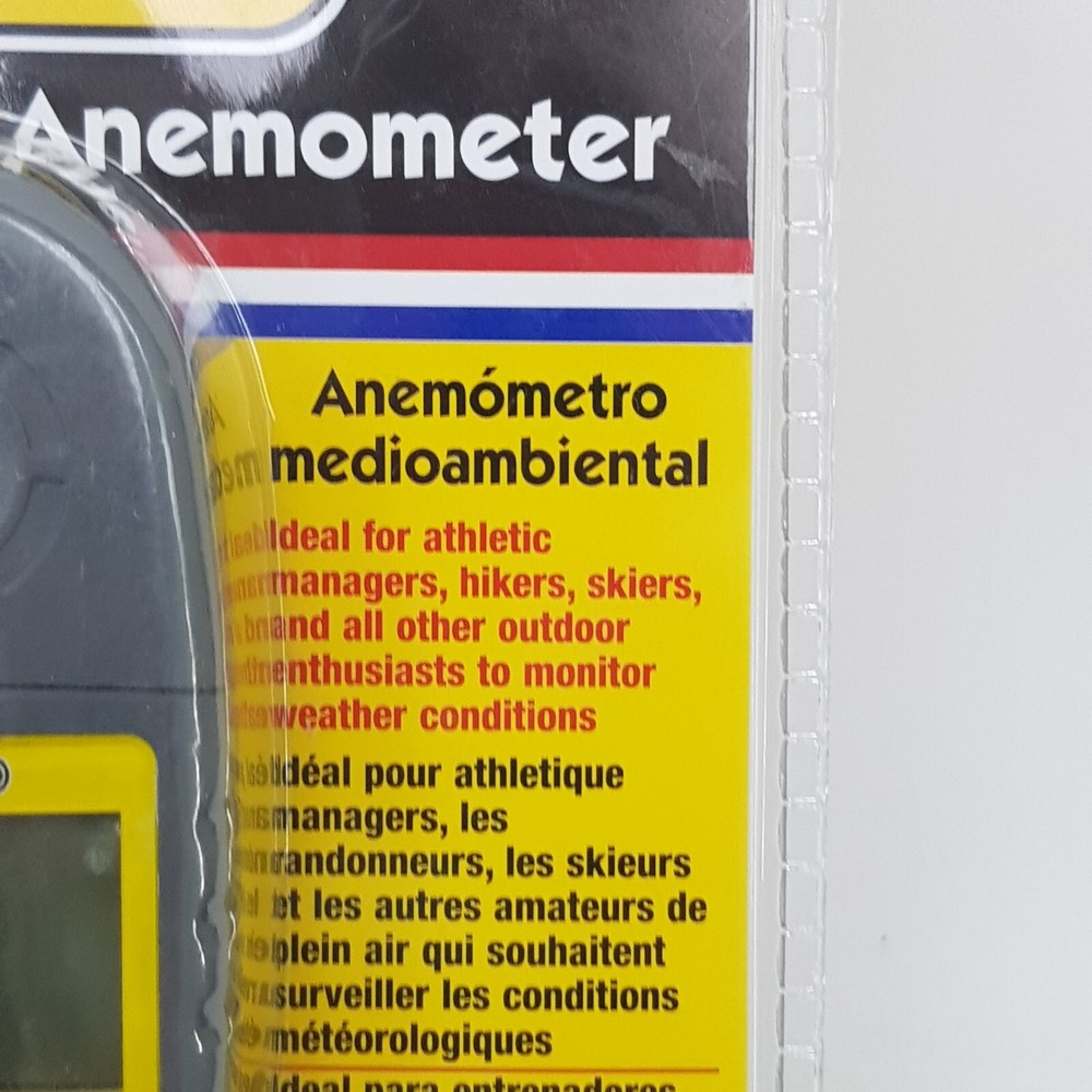 General Tools DAF3012M Environment Anemometer 9-in1 Pressure Speed Wind w/Memory