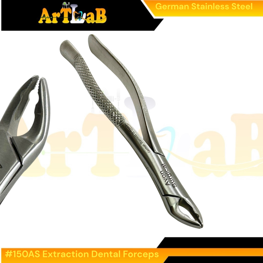 Split Beak Serrated Jaw Extraction Forceps #150AS Universal Upper Extrations