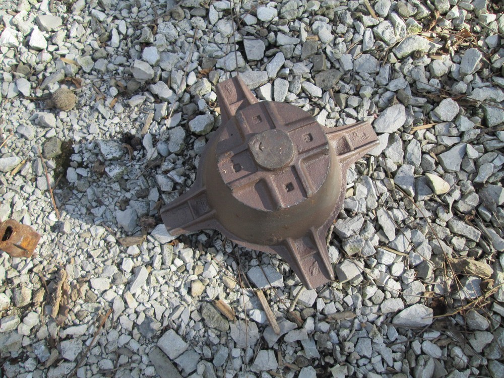 6ft Samson Steel Windmill Hub, new recast