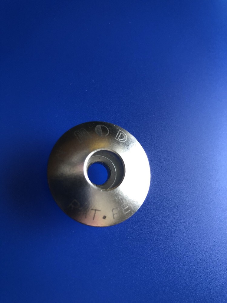 Modus M-7 Threadless Bicycle Headset Stem Cap 1 1/8" Silver Pre-Owned